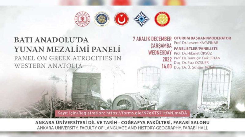 Batı Anadolu’da Yunan Mezalimi Paneli