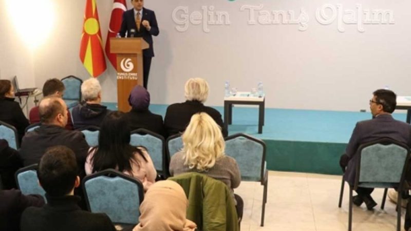Üsküp’te “Balkanlarda Türk Dizileri Paneli” Düzenlendi