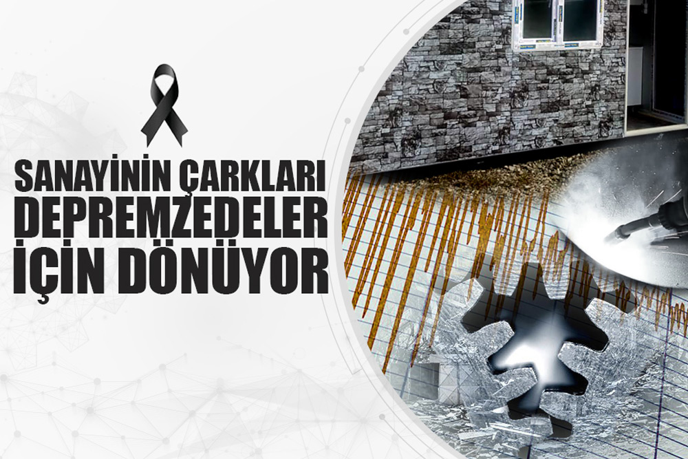 sanayinin carklari afetzedeler icin donuyor