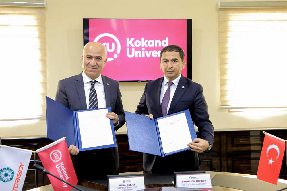 turksoy ile kokand universitesi arasinda is birligi protokolu imzalandi