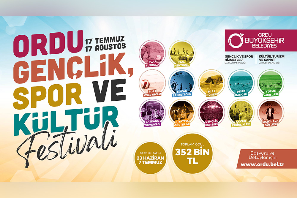 Ordu’da 1 Ay Festival Var! 1 Ordu’da 1 Ay Festival Var!