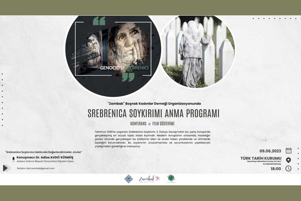 Srebrenica Soykırımı Anma Programı Düzenleniyor