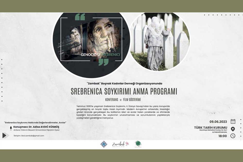 srebrenica soykirimi anma programi duzenlenecektir