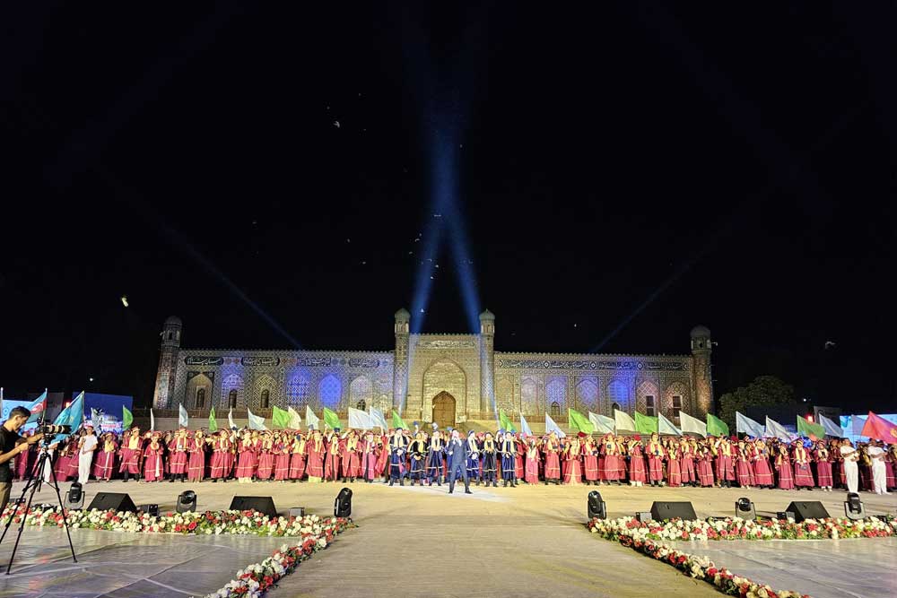 ozbekistanin kokand sehrinde turk dilli gencler uluslararasi festivali duzenlendi