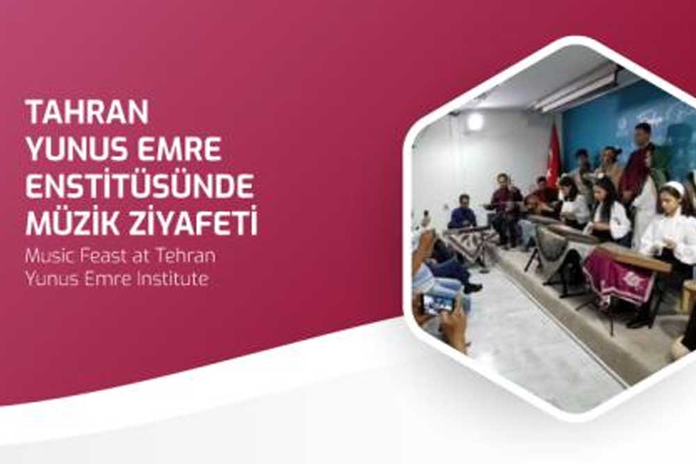 Tahran Yunus Emre Enstitüsünde Müzik Ziyafeti 1 Tahran Yunus Emre Enstitüsünde Müzik Ziyafeti