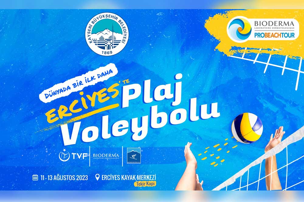 dunyada ilk kez bir dagda plaj voleybolu oynanacak