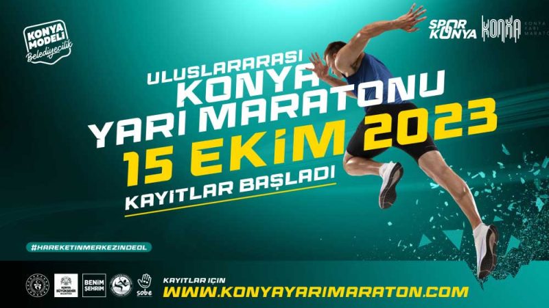 ULUSLARARASI KONYA YARI MARATONU’NA KAYITLAR BAŞLADI