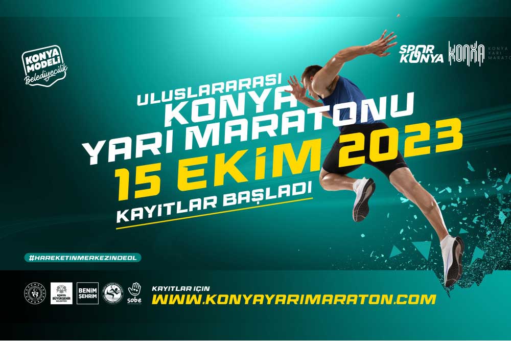 ULUSLARARASI KONYA YARI MARATONU’NA KAYITLAR BAŞLADI 1 ULUSLARARASI KONYA YARI MARATONU’NA KAYITLAR BAŞLADI