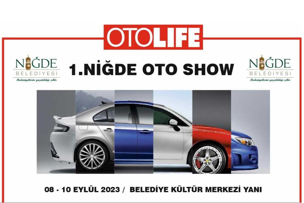 nigdede ilk kez oto show fuari aciliyor