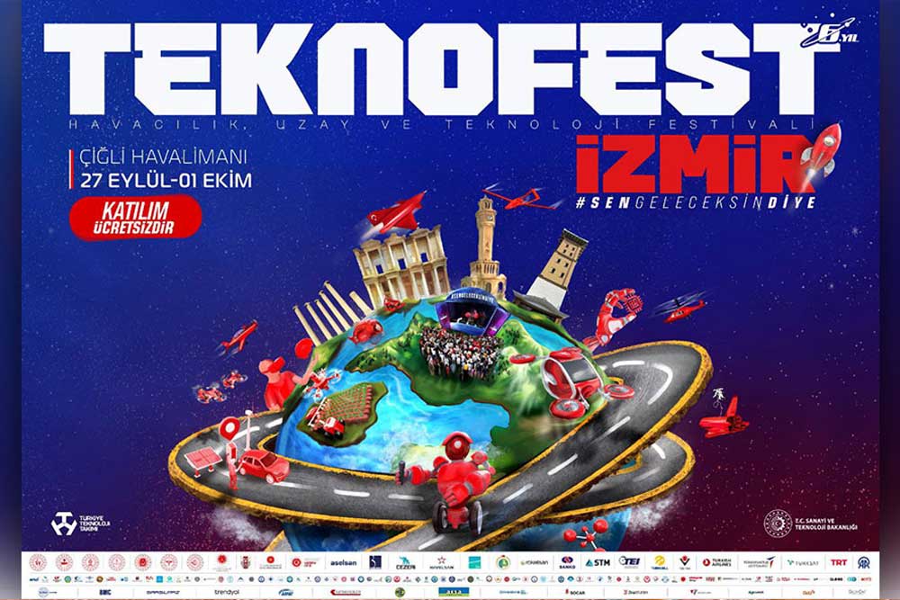 teknofest izmir icin geri sayim