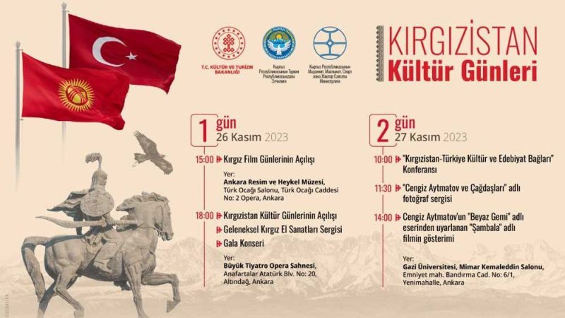 “Kırgızistan Kültür Günleri” Ankara’da başladı