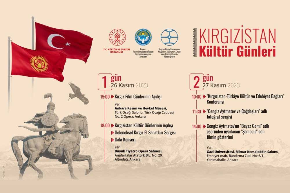 kirgizistan kultur gunleri ankarada basladi