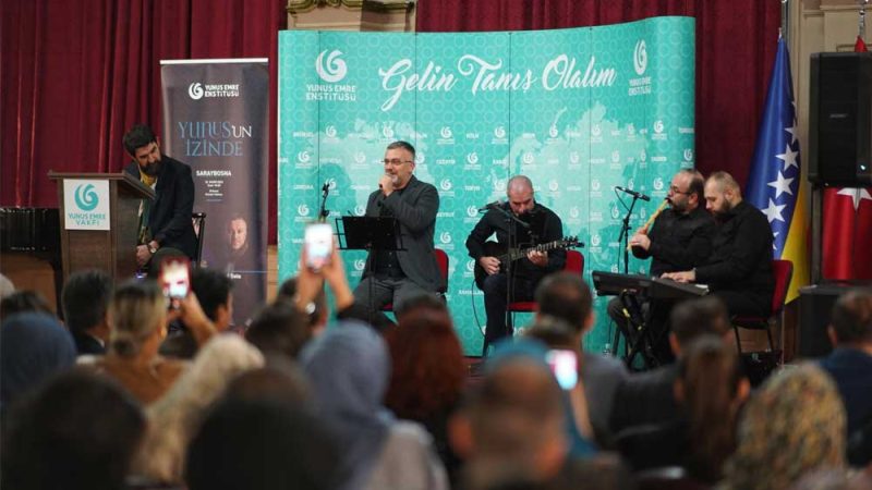 Saraybosna’da Yunus’un İzinde Şiir ve Müzik Dinletisi Gerçekleştirildi