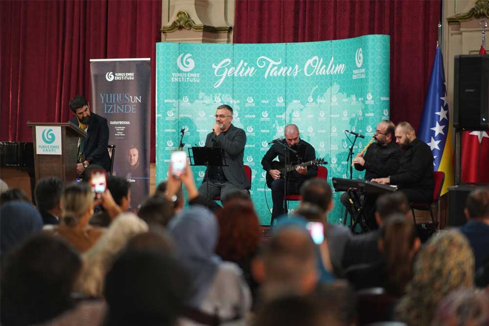 saraybosnada yunusun izinde siir ve muzik dinletisi gerceklestirildi